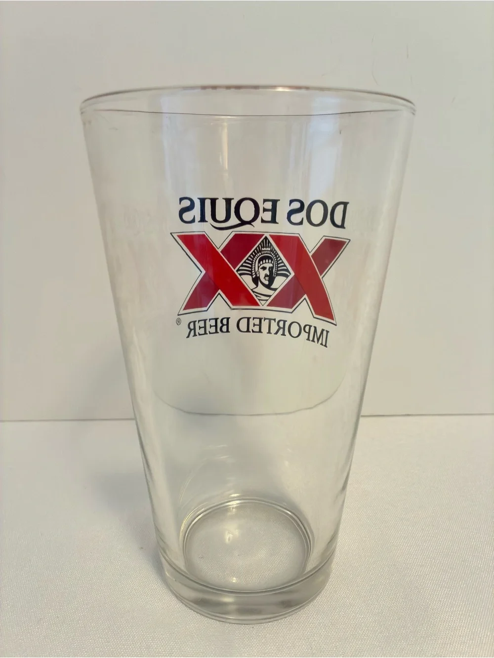 Dos Equis XX Imported Beer Pint Glass